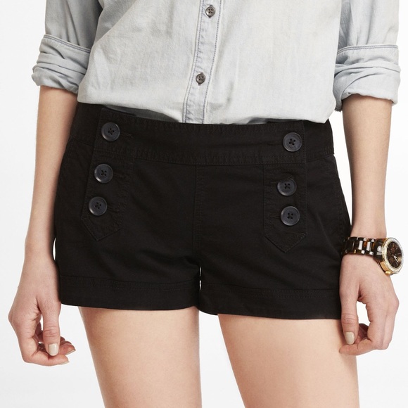 Express Pants - Black Express Sailor Shorts